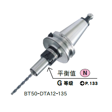 超弹性筒夹刀柄A型(DTA)