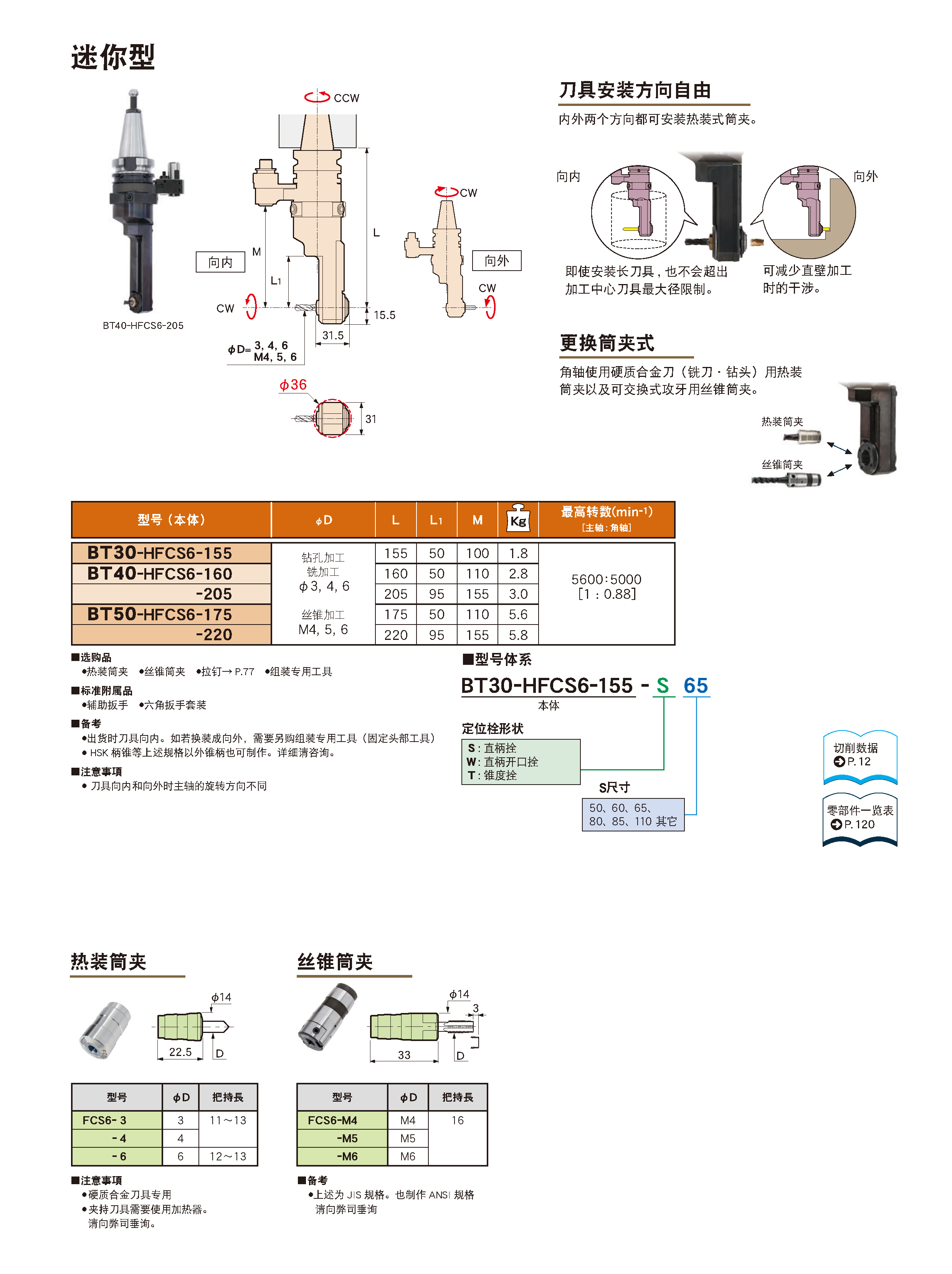 迷你型角度头-袖珍型