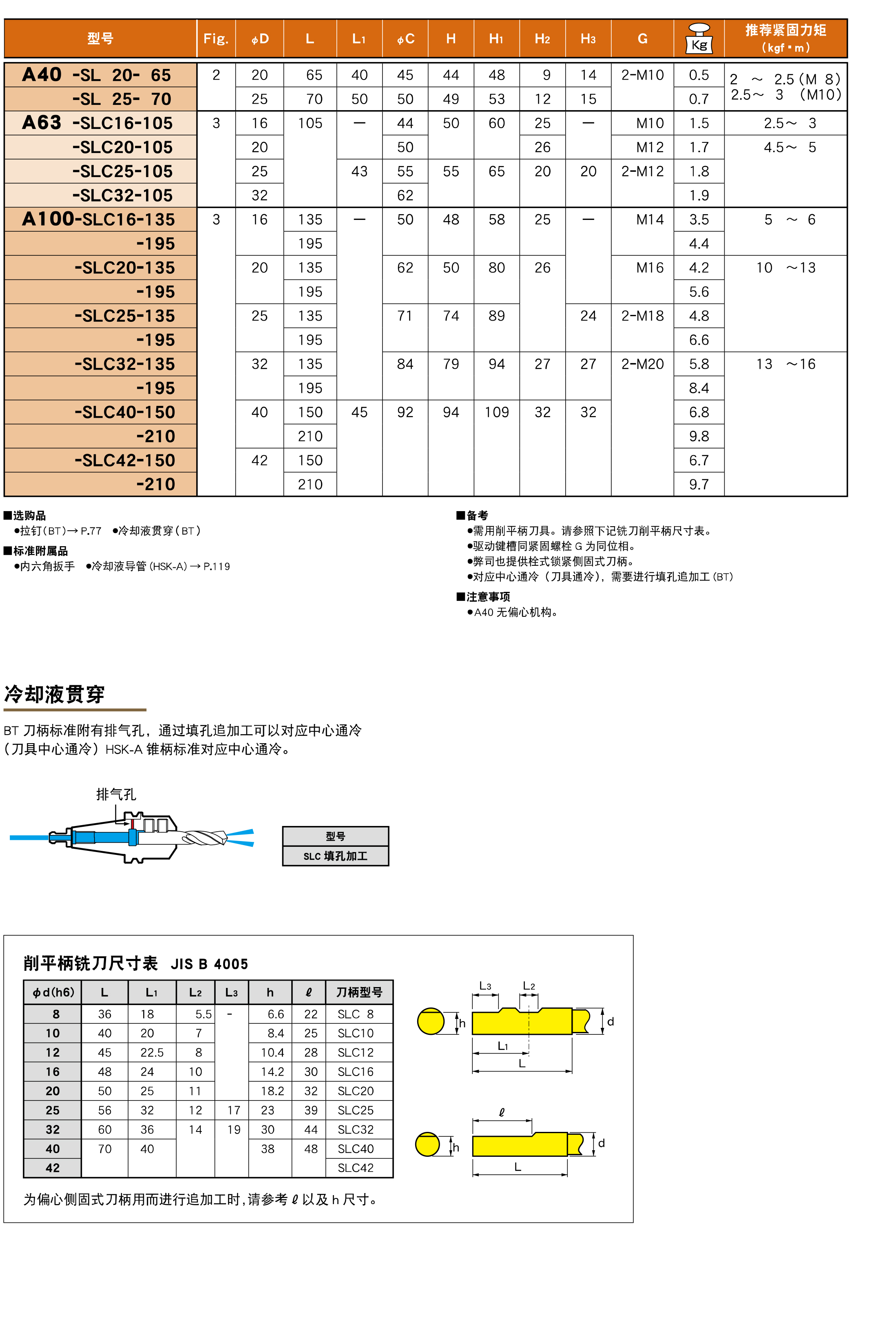 偏心侧固式刀柄SLC